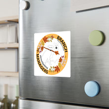 Load image into Gallery viewer, SnoutSpotting Kiss-Cut Vinyl Decals - Snouticus and Waffles - Branch Managers - Exterior View