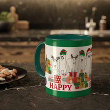 Load image into Gallery viewer, Steadfast Happy Howl-idays Series - Colorful Mug - Green, 11oz