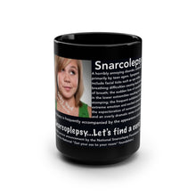 Load image into Gallery viewer, Salty Dad - Snarcolepsy Awareness Black Mug