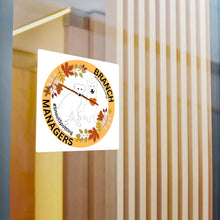 Load image into Gallery viewer, SnoutSpotting Kiss-Cut Vinyl Decals - Snouticus and Waffles - Branch Managers - Exterior View