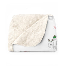 Load image into Gallery viewer, Happy Howl-idays Sherpa Fleece Blanket