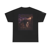 Load image into Gallery viewer, 2026 Steadfast Service Dogs — 'I Will Walk With You Through Darkness… Into the Light' Graphic T-Shirt