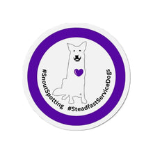 Load image into Gallery viewer, SnoutSpotting Die-Cut Magnets - Purple Theme