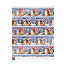 Load image into Gallery viewer, Happy Howlidays Wrapping Paper — Holiday Gift Wrap with Steadfast Dogs