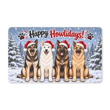 Load image into Gallery viewer, Happy Howlidays Doormat — Steadfast Holiday Doormat
