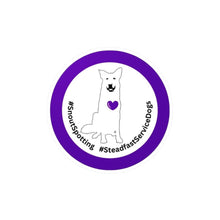 Load image into Gallery viewer, SnoutSpotting Kiss-Cut Vinyl Decals - Purple Theme - Exterior Window