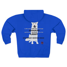 Load image into Gallery viewer, Unisex Premium STEADAST SERVICE DOGS Full Zip Hoodie - in three colors
