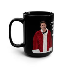 Load image into Gallery viewer, Funny Christmas Mug — "It's Beginning to Look a Lot Like... Bullshit" 15oz Black Ceramic
