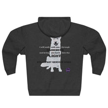 Load image into Gallery viewer, Unisex Premium STEADAST SERVICE DOGS Full Zip Hoodie - in three colors