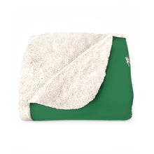 Load image into Gallery viewer, Steadfast Happy Howl-idays Green Fleece Blanket