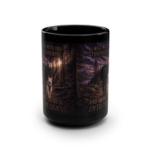 Load image into Gallery viewer, Salty Dad - Through Darkness Into the Light 15oz Black Mug
