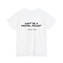 Load image into Gallery viewer, Mental Midget caution sign T shirt.
