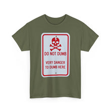 Load image into Gallery viewer, Mental Midget caution sign T shirt.
