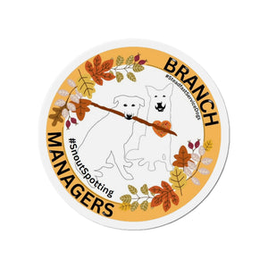 SnoutSpotting Die-Cut Magnets - Snouticus and Waffles - Branch Managers