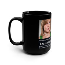 Load image into Gallery viewer, Salty Dad - Snarcolepsy Awareness Black Mug
