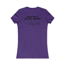 Load image into Gallery viewer, Salty Dad Women's Tee — Funny Holiday Jester Graphic Shirt

