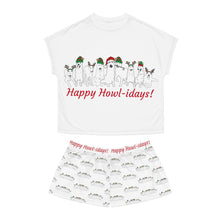 Load image into Gallery viewer, Steadfast Happy Howl-idays Series - Women&#39;s Short Pajama Set (AOP)
