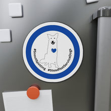 Load image into Gallery viewer, SnoutSpotting Die-Cut Magnets - Blue Theme - LEO Heart
