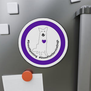 SnoutSpotting Die-Cut Magnets - Purple Theme