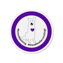 Load image into Gallery viewer, SnoutSpotting Die-Cut Magnets - Purple Theme
