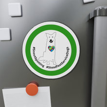 Load image into Gallery viewer, Snout-Spotting Die-Cut Magnets - Autism and Green
