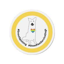 Load image into Gallery viewer, SnoutSpotting Die-Cut Magnets - Rainbow/Pride Theme
