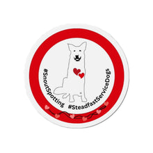 Load image into Gallery viewer, SnoutSpotting Die-Cut Magnets - Red Heart Theme
