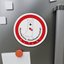 Load image into Gallery viewer, SnoutSpotting Die-Cut Magnets - Red Heart Theme
