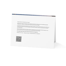 Load image into Gallery viewer, Winter Snowman Greeting Cards with German Shepherds — Holiday Christmas Cards (Pack of 1, 10, 30, 50)
