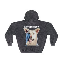 Load image into Gallery viewer, Limited Edition “GOT SNOUT” Unisex Mineral Wash Hoodie
