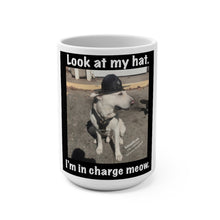 Load image into Gallery viewer, Look at my hat Mug 15oz
