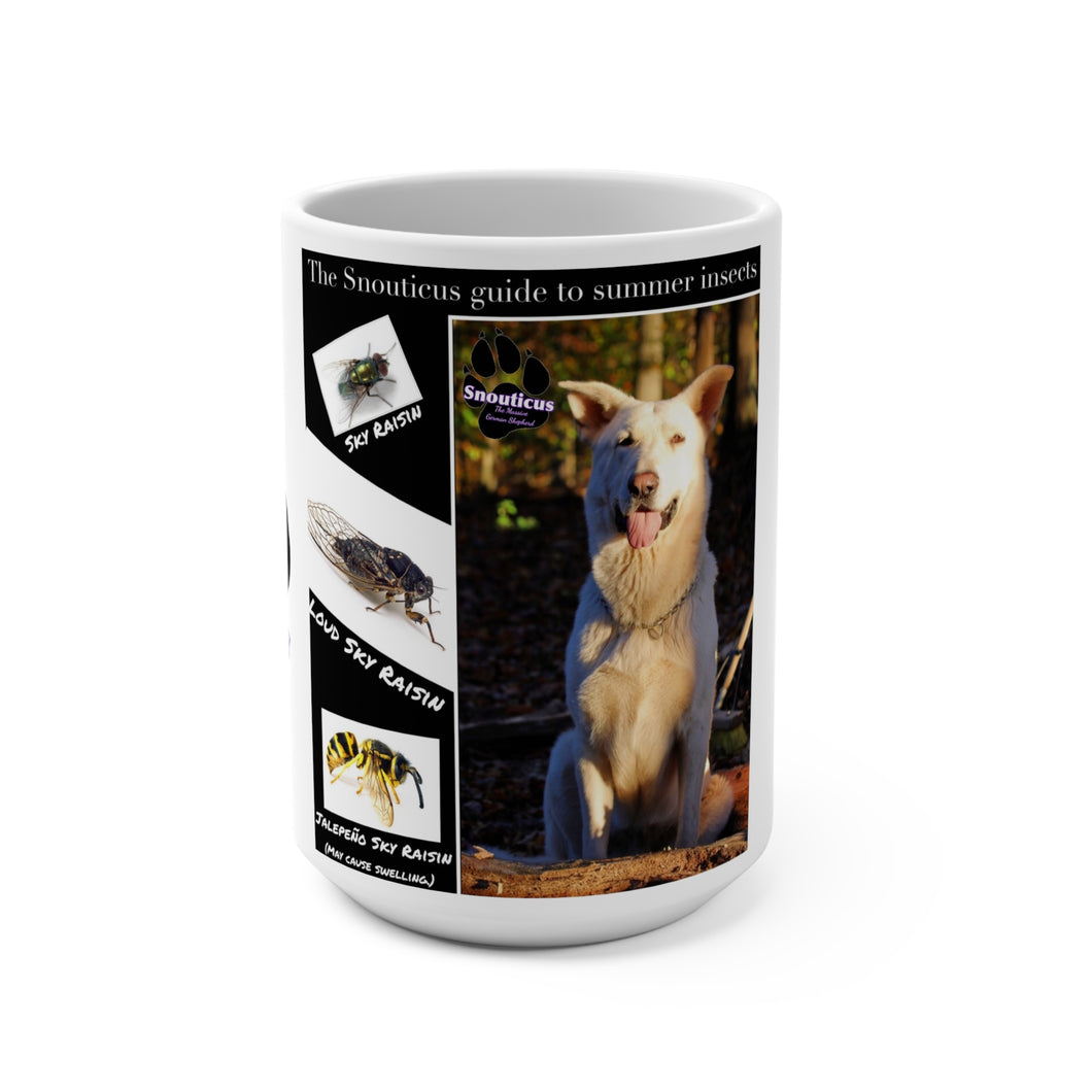Snouticus Guide to Summer Insects Mug 15oz