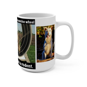 Excercise wheel Mug 15oz