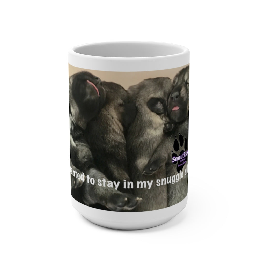 Snuggle pile Mug 15oz