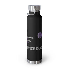 Load image into Gallery viewer, Steadfast Service Dogs Copper Vacuum Insulated Bottle, 22oz
