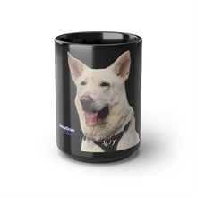 Load image into Gallery viewer, Black Snouticus face mug. 15 ounce size.
